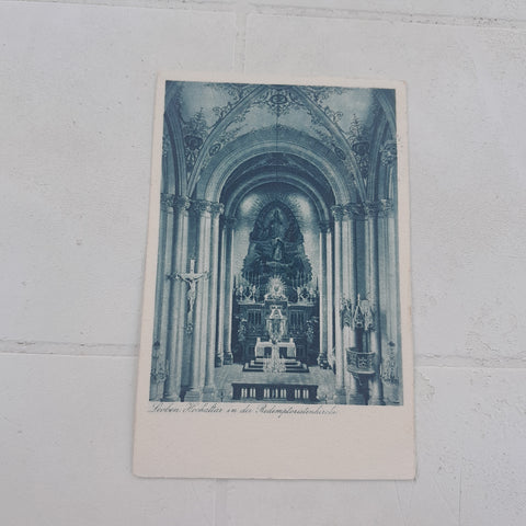 AK Leoben. Hochaltar in der Redemploristenkirche. (1920/21)
