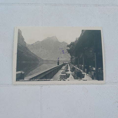 AK Veranda am Leopoldsteinersee. (1932)