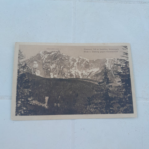 AK Eisenerz. Blick v. Erzberg gegen Kaiserschild (1912)