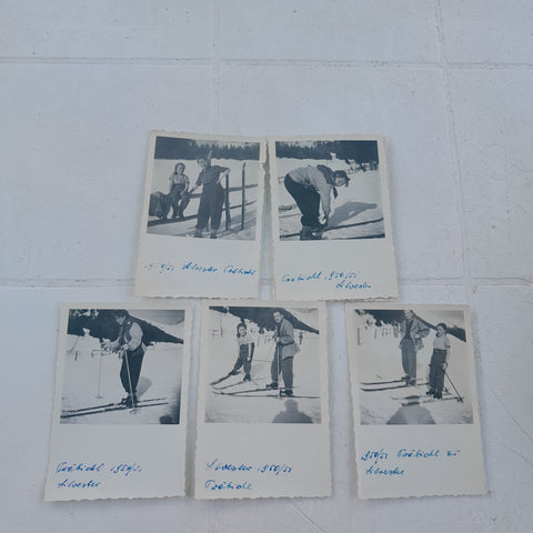 5 kleine Fotos Präbichl (1950/51)