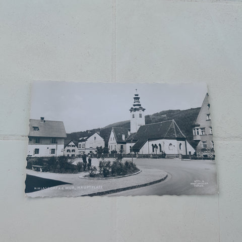 AK Niklasdorf an der Mur. Hauptplatz.