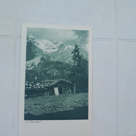 AK Anspruchsloses Heim (Dachstein-Südwand) (K. Hirschbeck, Naturfreunde, Wiener Photo-Sektion)