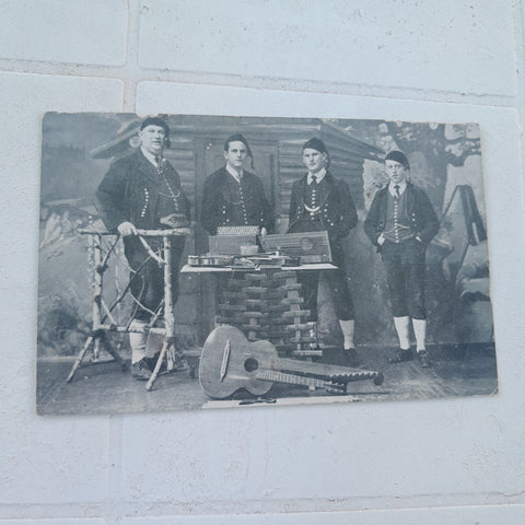 Autogrammkarte Original Humoristen- Konzert- und Sängergesellschaft D'Innviertla aus Oberösterreich.