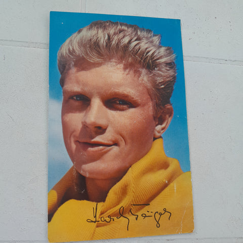 Autogrammkarte Hardy Krüger.