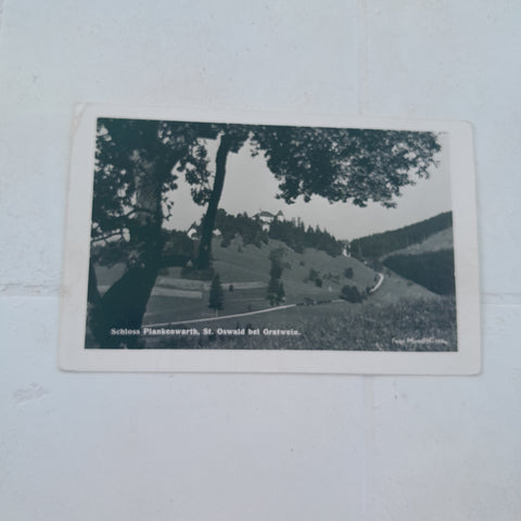 AK Schloß Plankenwarth. St. Oswald.