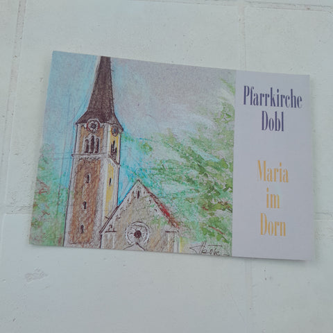 AK Pfarrkirche Dobl Maria im Dorn.