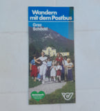 Prospekt Wandern mit dem Postbus Graz Schöckl.