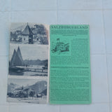 Broschüre Salzburgerland. Ein kleiner Reiseführer durch die Sommerfrischen, Kurorte und Seebäder.