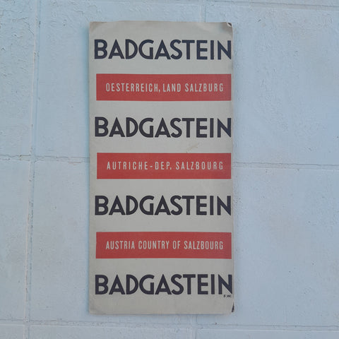 Prospekt Badgastein.