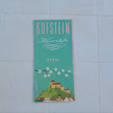 Prospekt Kufstein. Kaiserlift. + Beilage Gaststätten.