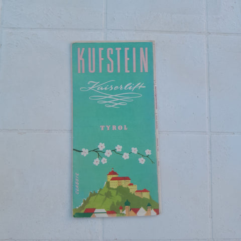 Prospekt Kufstein. Kaiserlift. + Beilage Gaststätten.