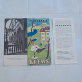 Prospekt Parkhotel Krems. + Beilage.