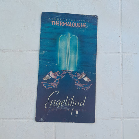 Prospekt Baden bei Wien. Bundesstaatliche Thermalquelle Engelsbad.