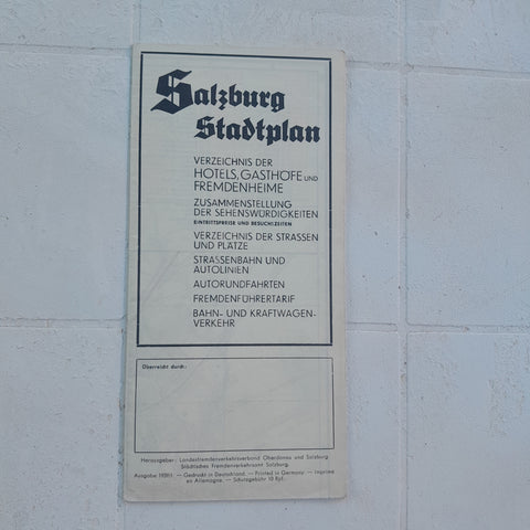 Salzburg Stadtplan.