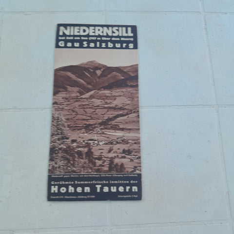 Prospekt Niedernsill bei Zell am See.