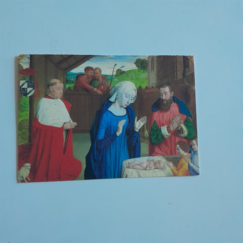 Billett Geburt Christi von Jean Hey, 15. Jh.