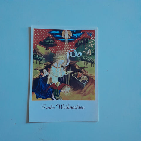 AK Die Weihnacht (von Irene Schricker) Frohe Weihnachten!
