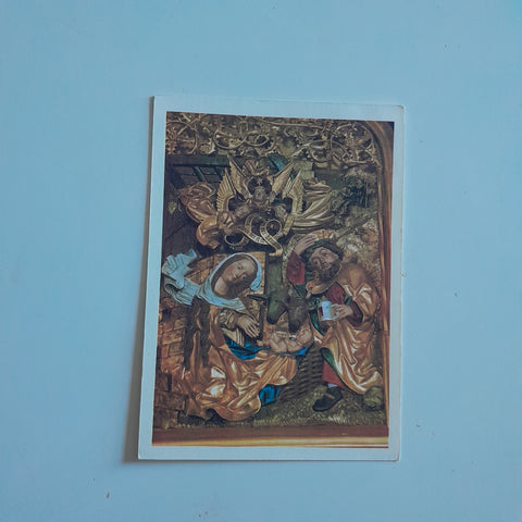 AK Geburt Jesu von Michael Pacher.