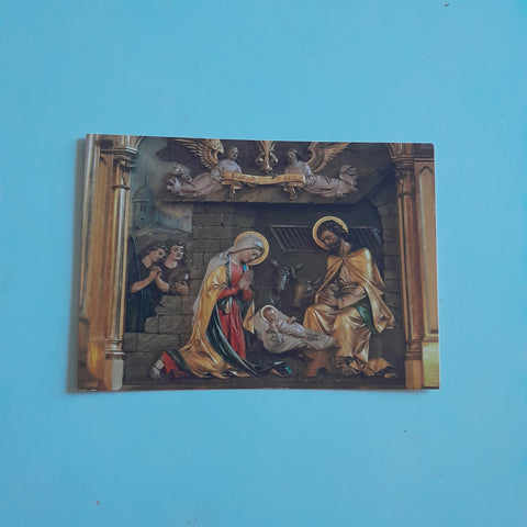 AK Geburt Christi. Fernitz. aus dem neugotischen Altar der Pfarrkirche.