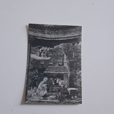 AK Spoleto. Duomo Presepio Particolare dell'affresco di Filippo Lippi.