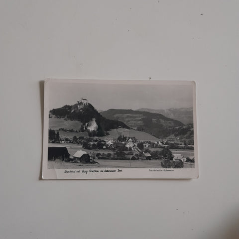 AK Strechhof mit Burg Strechau bei Rottenmann.