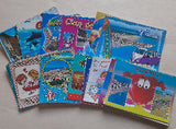 Konvolut 30 Ansichtskarten Caorle mit Illustrationen.