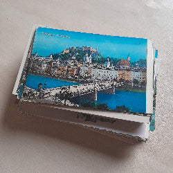 Konvolut 75 Ansichtskarten Salzburg. Staatsbrücke.