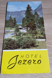 Prospekt Bohinj. Hotel Bellevue. Hotel Jezero.