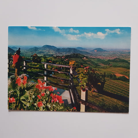 AK Torreglia Colli Euganei. Panorama dalla Terrazza del Ristorante Rifugio Monte Rua.