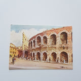 AK Verona. Arena. (acquarello di Napoleone Brun)