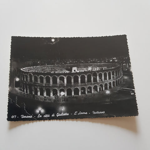 AK Verona - La citta di Giulietta L'Arena Notturno.