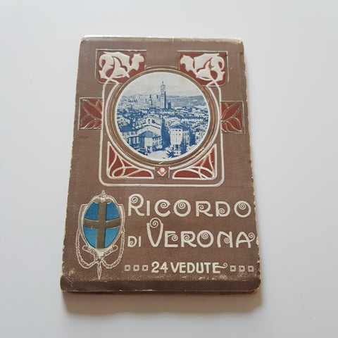 Leporello Ricordo di Verona. 24 Vedute.