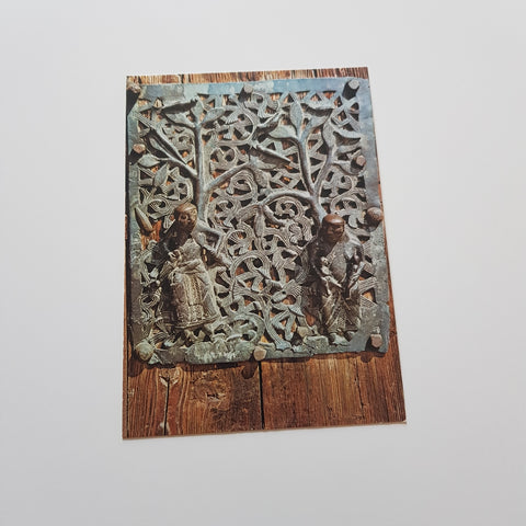AK Verona Chiesa di S. Zeno. Porta bronzea. Allegoria delle due Madri.