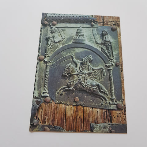 AK Verona Chiesa di S. Zeno. Porta bronzea. Salomone.