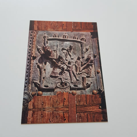 AK Verona Chiesa di S. Zeno. Porta Bronzea di S. Zeno. Discesa agli inferi.