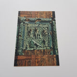 AK Verona Chiesa di S. Zeno. Porta Bronzea di S. Zeno. Nabucodonosor L'episodio dei Fanciulli nella fornace.