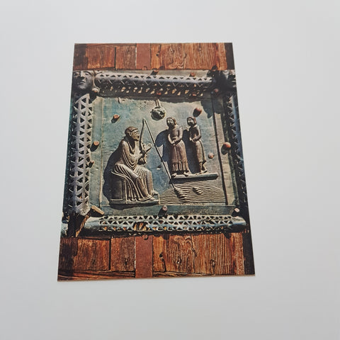AK Verona Chiesa di S. Zeno. Porta Bronzea di S. Zeno. Il Miracolo di S. Zeno a Verona.