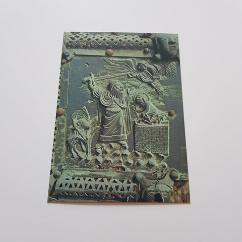 AK Verona Chiesa di S. Zeno. Porta Bronzea di S. Zeno. Sacrificio di Isacco.