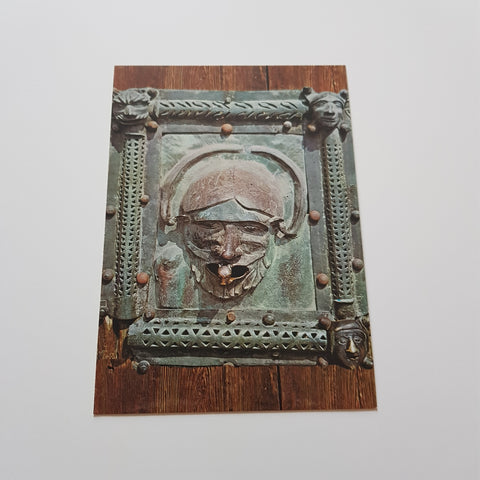 AK Verona Chiesa di S. Zeno. Porta Bronzea di S. Zeno. Mascherone.