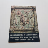 AK Verona Chiesa di S. Zeno. Porta Bronzea di S. Zeno. Deposizione della croce.