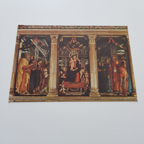 AK Verona Chiesa di S. Zeno. Trittico di A. Mantegna.