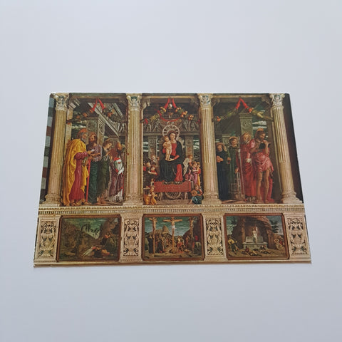 AK Verona. Basilica S. Zeno. Trittico di Mantegna.