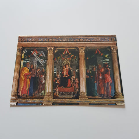 AK Verona. Chiesa di S. Zeno. Trittico di A. Mantegna.