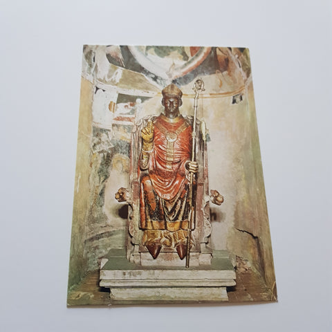 AK Verona. Basilica di S. Zeno. -Statua del sec. XIII.