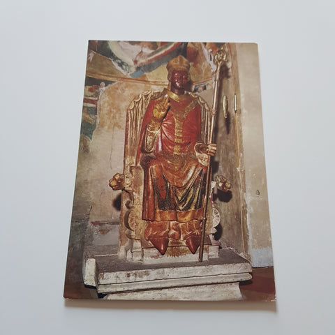 AK Verona. Chiesa di S. Zeno. Statua di S. Zeno.