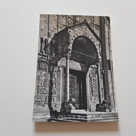 AK Verona. Chiesa di S. Zeno. Il Portale.