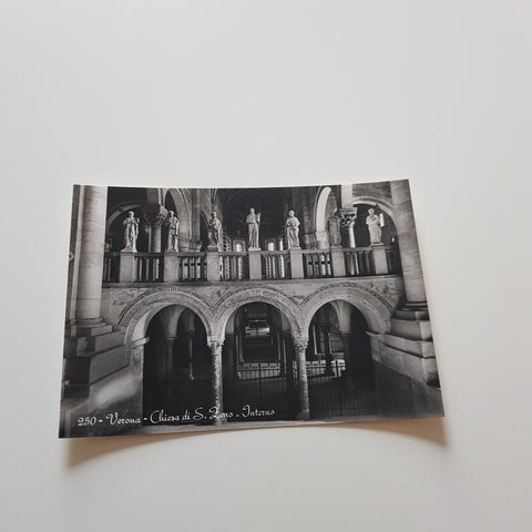 AK Verona. Basilica di S. Zeno. Interno.