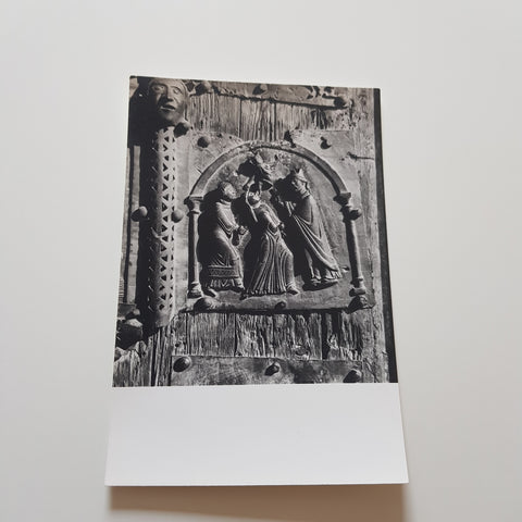 AK Verona Basilica di S. Zeno. Portale di Bronzo. S. Zeno libera l'ossessa)