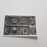 AK Verona. Basilica S. Zeno. Porta in Bronzo.  Anta di destra con Scene del Vecchio Testamento.