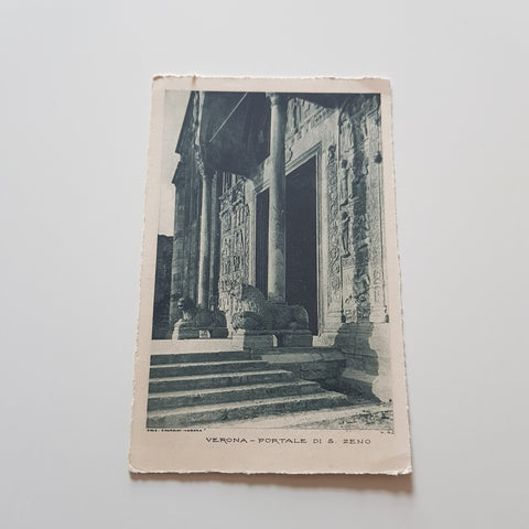 AK Verona. Portale di S. Zeno.